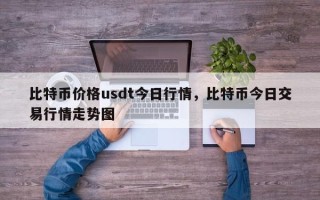 比特币价格usdt今日行情，比特币今日交易行情走势图