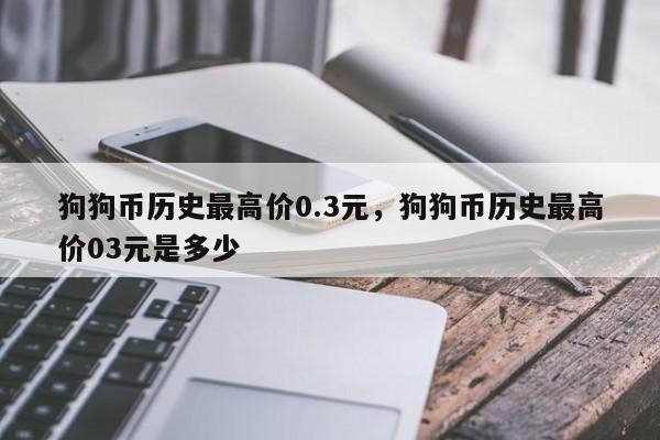 狗狗币历史最高价0.3元，狗狗币历史最高价03元是多少-第1张图片-易算准