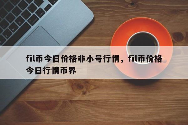 fil币今日价格非小号行情，fil币价格今日行情币界-第1张图片-易算准