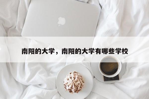 南阳的大学，南阳的大学有哪些学校-第1张图片-易算准