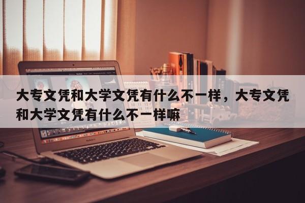 大专文凭和大学文凭有什么不一样，大专文凭和大学文凭有什么不一样嘛-第1张图片-易算准